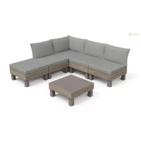   Keter Elements 5 személyes moduláris kerti bútor szett ashwood