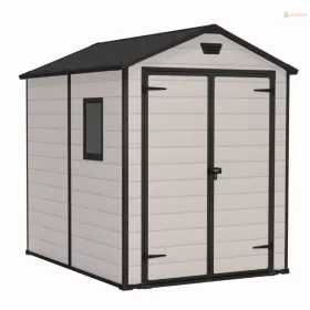 Keter MANOR 6 x 8 DD kerti tároló bézs, padlóval