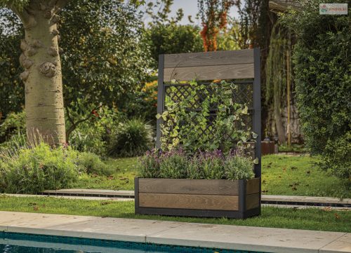 Keter Deco Tulip virágláda Walnut