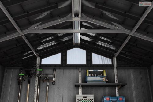 Kerti ház Keter Stronghold 10 x 8 szürke, padlózattal