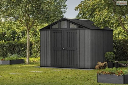 Kerti ház Keter Stronghold 10 x 8 szürke, padlózattal