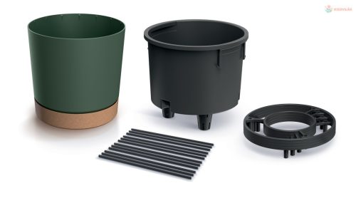 Virágcserép Prosperplast HOME GROWER paradicsom termesztésére 14,5 l sötétzöld