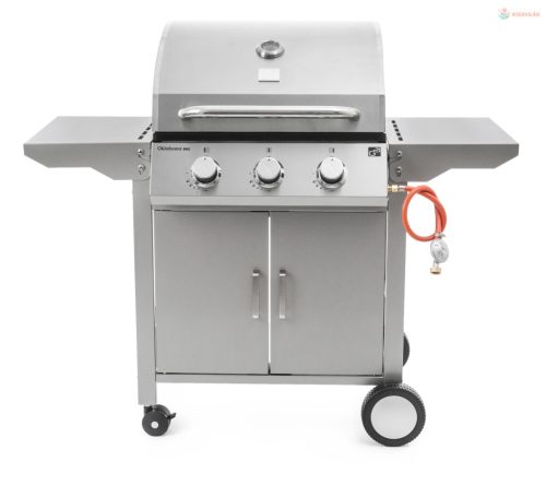 G21 Oklahoma BBQ Premium line gázgrill, 3 égőfej + ajándék nyomáscsökkentő
