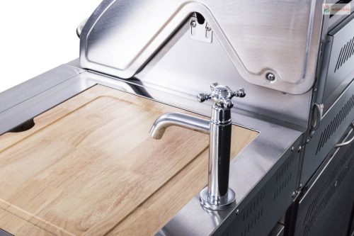 G21 Arizona gázgrill, BBQ Premium Line konyha 6 égőfej + ajándék nyomáscsökkentő