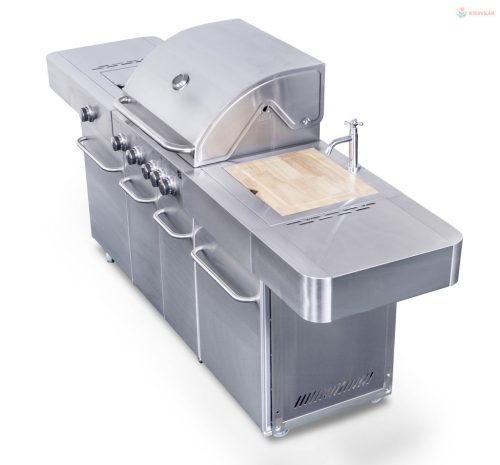 G21 Arizona gázgrill, BBQ Premium Line konyha 6 égőfej + ajándék nyomáscsökkentő