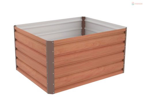 G21 Daisy magaságyás 100 x 80 x 52 cm, fémlemez, barna