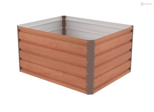 G21 Daisy magaságyás 100 x 80 x 52 cm, fémlemez, barna