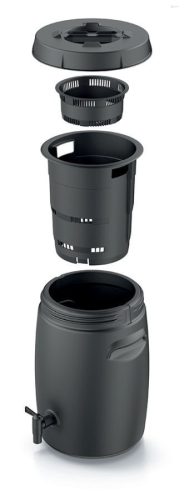 Prosperplast COMBIOLIQ komposztáló, fekete 25l