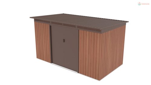 G21 GRAH 700 kerti tároló - 340 x 206 cm, barna