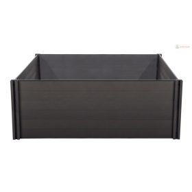 Magaságyás G21 Crop 183 x 183 x 80, WPC, Ébenfa