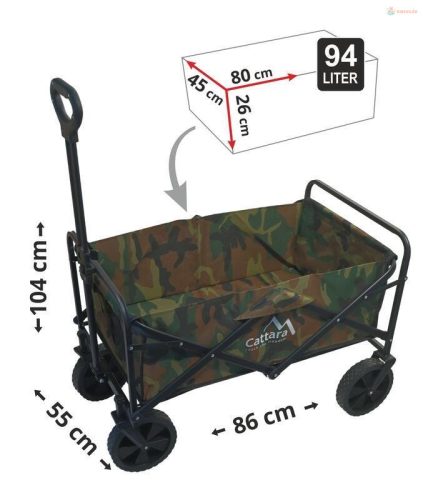 Cattara TROGIR ARMY összecsukható kocsi