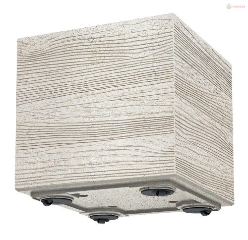 Virágcserép Prosperplast MADERA SQUARE öko fa 38,5 cm kávé