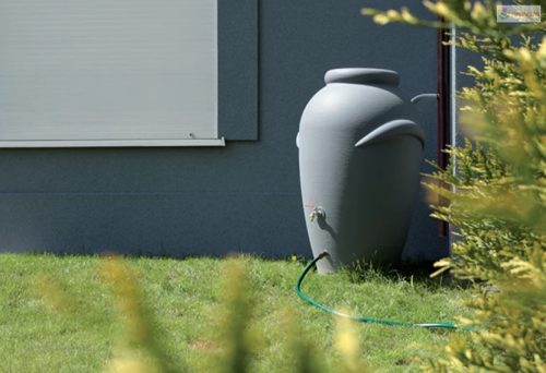 Prosperplast AQUACAN hordó szürke 360l