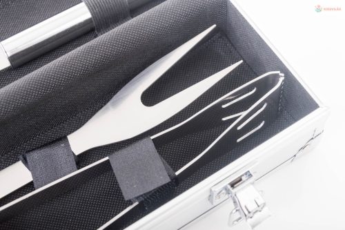 G21 grillező eszközkészlet, 3 db, alumínium bőrönd