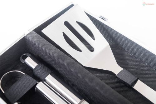 G21 grillező eszközkészlet, 3 db, alumínium bőrönd