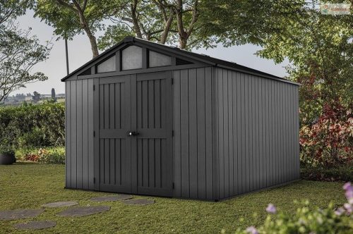 Kerti ház Keter Stronghold 10 x 15 szürke, padlózattal