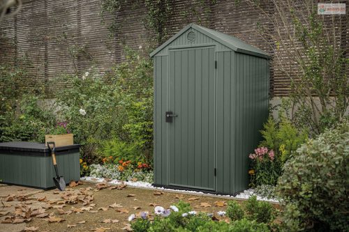 Keter Darwin 4 x 4 zöld kerti tároló padlóval