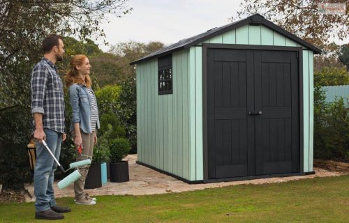 Keter Oakland 759 kerti tároló, szürke