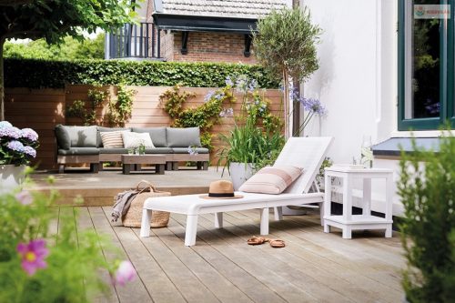 Keter Atlas fehér napozóágy