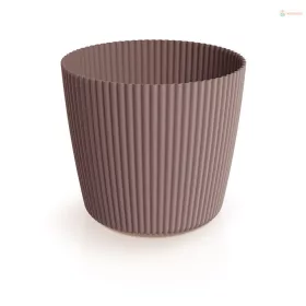 Virágcserép Prosperplast MILLY ROUND marsala 23,6 cm