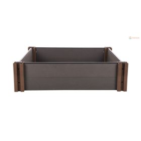 G21 Crop magaságyás 106 x 106 x 27, WPC, Ében