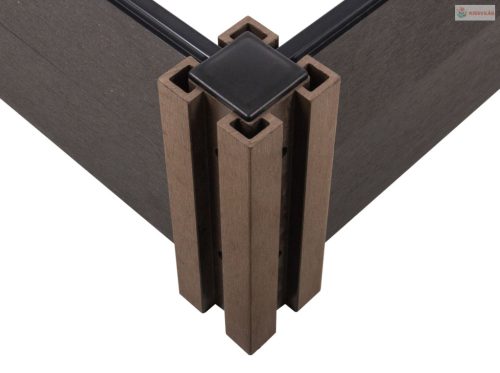 G21 Crop magaságyás 106 x 106 x 27, WPC, Ében