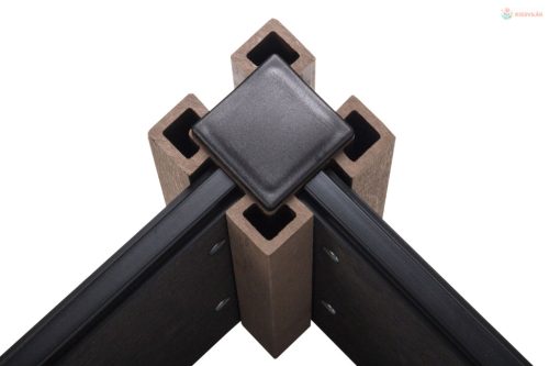 G21 Crop magaságyás 106 x 106 x 27, WPC, Ében