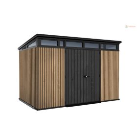   Kerti ház Keter PENT Signature 11x7 Vertical barna, padlóval