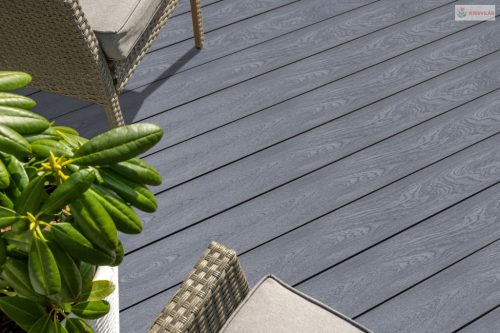 G21 elzáró kültéri burkolólap, 2,5 x 14 x 400 cm, Silver Wood, WPC