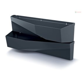  Prosperplast CASCADE GARDEN WALL 2 db-os kaspó készlet antracit