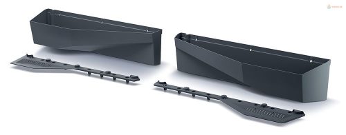 Prosperplast CASCADE GARDEN WALL 2 db-os kaspó készlet antracit