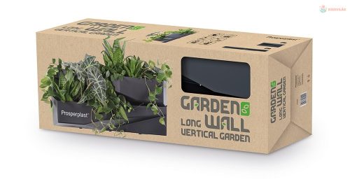 Prosperplast CASCADE GARDEN WALL 2 db-os kaspó készlet antracit