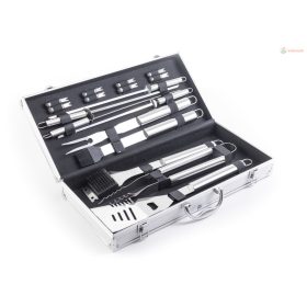 G21 grillező eszközkészlet 17 db, alumínium bőrönd