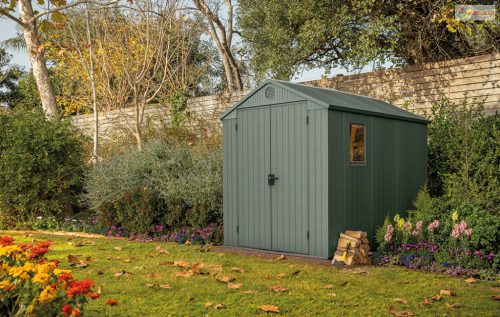 Keter Darwin kerti ház 6 x 8, zöld, padlóval