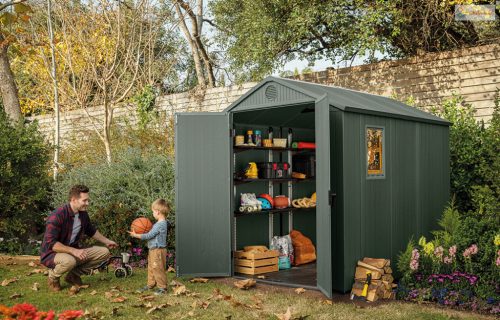 Keter Darwin kerti ház 6 x 8, zöld, padlóval