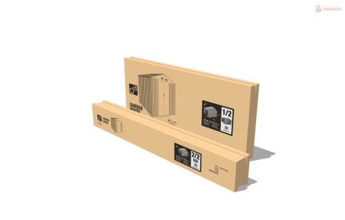 G21 GAH 1085 kerti tároló - 340 x 319 cm, zöld