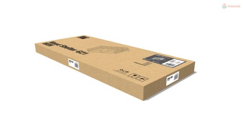 G21 WOH 682 tüzifa tároló - 302 x 119 cm, szürke