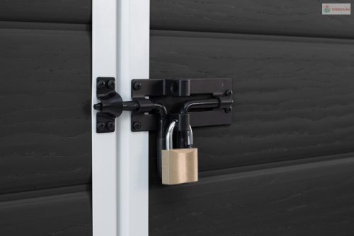 Kerti ház Keter Essential 6 x 4 sötétszürke / fehér, padlóval