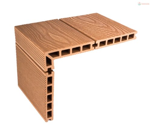 G21 kültéri burkolólap 2,5 x 14,8 x 400 cm, Light Wood, WPC