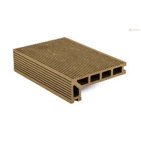   G21 elzáró kültéri burkolólap, 2,5 x 14 x 400 cm, Cumaru WPC anyag