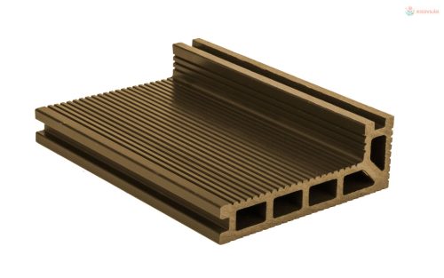 G21 elzáró kültéri burkolólap, 2,5 x 14 x 400 cm, Cumaru WPC anyag