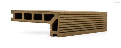 G21 elzáró kültéri burkolólap, 2,5 x 14 x 400 cm, Cumaru WPC anyag