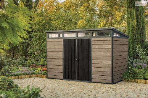 Keter Signature kerti ház 11x7 kőrisfa, padlóval