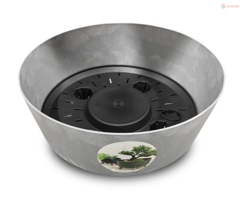 Prosperplast GRACIA LOW kaspó 38 cm beton effect