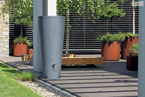 Esővízgyűjtő hordó Prosperplast TUBO gránit 320 l