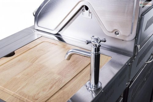 G21 Nevada BBQ konyha Premium Line gázgrill, 8 égőfej + ajándék nyomáscsökkentő