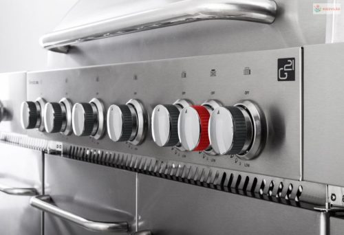 G21 Nevada BBQ konyha Premium Line gázgrill, 8 égőfej + ajándék nyomáscsökkentő