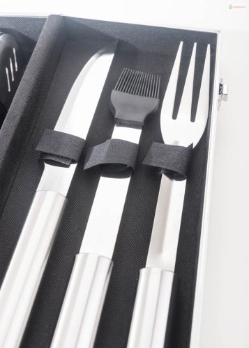 G21 grillező eszközkészlet 5 db, alumínium bőrönd