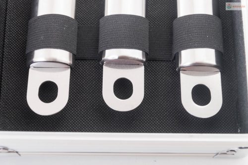 G21 grillező eszközkészlet 5 db, alumínium bőrönd