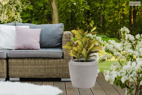 G21 Cement Round virágcserép 44 x 44 x 39,5